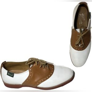 Bass Saddle Oxfords Brown White Size 8.5